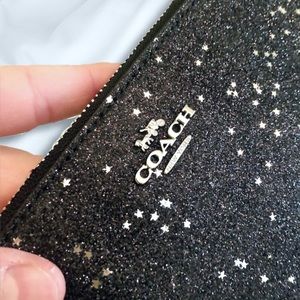 Coach Black Wristlet Wallet Clutch